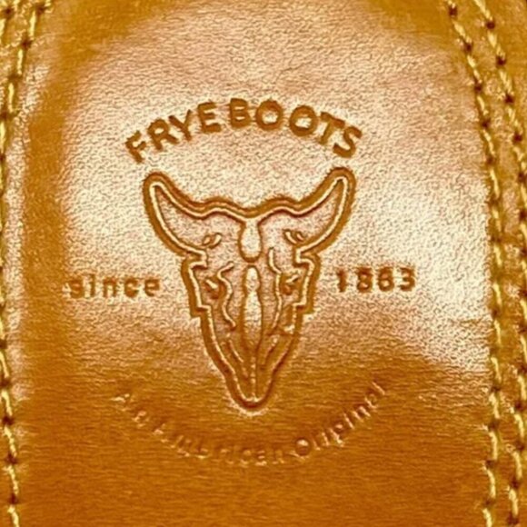 Frye Reese Ring Brown Leather Studded Clogs - Size 8.5 - Picture 7 of 8